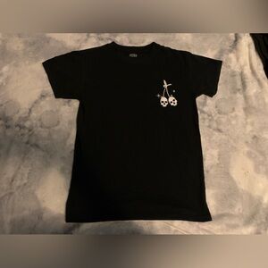 Skull cherries black T-shirt